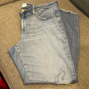 Universal Thread Goods Co Target Stretch Distressed Light Wash Ankle Jeans